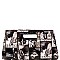 Magazine Print Carry Bag Clutch