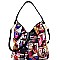 2-Way Magazine Print Patent Hobo Wallet SET