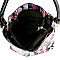 2-Way Magazine Print Patent Hobo Wallet SET