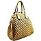 Classy Quilted Frame Dome Shape Satchel/Shoulder Bag