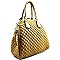 Classy Quilted Frame Dome Shape Satchel/Shoulder Bag