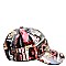 OBAMA MAGAZINE PRINT BASEBALL CAP