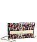 CHIC FAMOUS PEOPLE MAGAZINE CLUTCH WITH SLING STRAP JYPQS-013