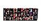 FAMOUS PEOPLE MAGAZINE OBAMA LONG CLUTCH WITH CHAIN