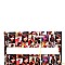 Obama Magazine Print Flap Clutch Shoulder Bag