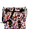 Magazine Print Patent Fashion Messenger Cross Body MH-PQ016