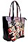 Nicole Lee 3IN1 STYLISH PU LEATHER  DESIGNER CHIC SHOPPER WITH LONG STRAP  JYPRT-14071