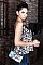 NICOLE LEE LONG EXCLUSIVE PRINT WALLET CLUTCH