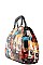 FASHION MAGAZINE PICTURE TOP HANDLE SATCHEL TOTE