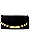 Accented Patent Trifold Wallet
