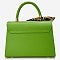 Scarf Twist Lock Flap Satchel 2-in-1 Set