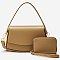 Fashion Top Handle Satchel 2-in-1 Set