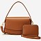 Fashion Top Handle Satchel 2-in-1 Set