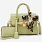 Scarf Padlock Satchel 2-in-1 Set