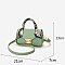 Scarf Top Handle Satchel 2-in-1 Set