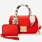 Scarf Top Handle Satchel 2-in-1 Set