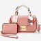 Scarf Top Handle Satchel 2-in-1 Set
