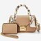 Scarf Top Handle Satchel 2-in-1 Set