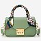 Scarf Top Handle Satchel 2-in-1 Set
