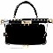 Obama's Magazine Print 3 in 1 Luxury Box Satchel SET