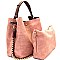 Q00041 -LP Textured Chain Accent 2 in 1 Hobo