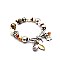 MIXED BEAD DRAGONFLY BRACELET