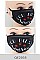 PACK OF 12 GOD BLESS AMERICA PRINTED MASK