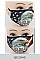 PACK OF 12 AMERICAN FLAG AND EAGLE PRINT MASK