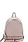 TRENDY SMOOTH TEXTURED PU LEATHER DESIGNER BACKPACK JYQF-0005