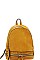 TRENDY SMOOTH TEXTURED PU LEATHER DESIGNER BACKPACK JYQF-0005