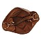 2 IN 1FAUX LEATHER CLASSIC HOBO BAG SET