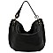 Laser Cut Trim Shoulder Bag Hobo