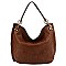 Laser Cut Trim Shoulder Bag Hobo