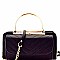 Chevron Quilted Metal Handle Accent Wallet Cross Body MH-QQV128