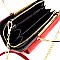Chevron Quilted Metal Handle Accent Wallet Cross Body MH-QQV128