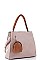 2 IN 1 PLAIN TWO TONE TOTE BAG WITH MINI COIN PURSE