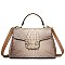 Exceptional Quality Crocodile Medium Size Satchel