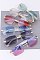 Pack of 12 LIGHT TINT RIMLESS SKINNY SUNGLASSES SET