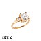 CUBIC ZIRCONIA CUSHION CUT ENGAGEMENT RING SLR1436CRG