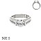 FABULOUS ENGAGEMENT STYLE CZ RING SLR1693