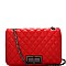 RC3785-LP Quilted Large 2 Way Shoulder Bag