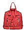 Moto Jacket Design Satchel Backpack