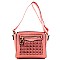 Laser-Cut Twist-lock Women Cross Body