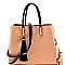 Tassel Accent 3-Compartment Satchel Wallet SET MH-RX7251W