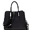 Tassel Accent 3-Compartment Satchel Wallet SET MH-RX7251W