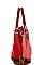 NICOLE LEE LONG STRAP MULTI RHINESTONE SATCHEL