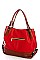 NICOLE LEE LONG STRAP MULTI RHINESTONE SATCHEL