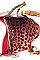 NICOLE LEE LONG STRAP MULTI RHINESTONE SATCHEL