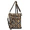 Python Snake Skin Cross Body Bag