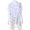 Trendy Floral Print Kimono w/ Tassels SLS2047